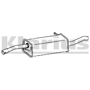 KLARIUS 220839 -  Глушитель выхлопных газов конечный
