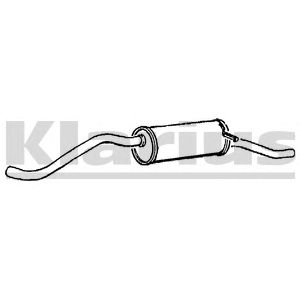 KLARIUS 230007 -  Глушитель выхлопных газов конечный