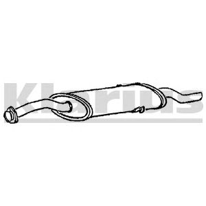 KLARIUS 230018 -  Глушитель выхлопных газов конечный