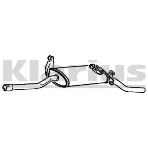 KLARIUS 230296 -  Глушитель выхлопных газов конечный