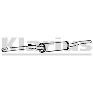 KLARIUS 230297 -  Средний глушитель выхлопных газов
