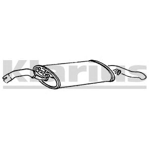 KLARIUS 230299 -  Глушитель выхлопных газов конечный