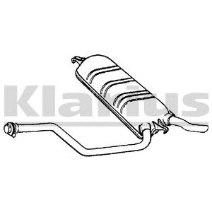 KLARIUS 230318 -  Глушитель выхлопных газов конечный
