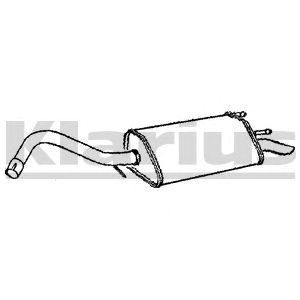 KLARIUS 230578 -  Глушитель выхлопных газов конечный