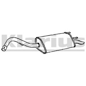 KLARIUS 230579 -  Глушитель выхлопных газов конечный