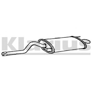 KLARIUS 230649 -  Глушитель выхлопных газов конечный