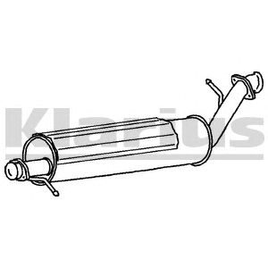 KLARIUS 230692 -  Средний глушитель выхлопных газов