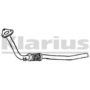 KLARIUS 230787 -  Труба выхлопного газа