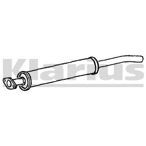 KLARIUS 230872 -  Средний глушитель выхлопных газов