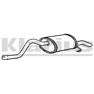 KLARIUS 230889 -  Глушитель выхлопных газов конечный