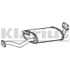 KLARIUS 230890 -  Средний глушитель выхлопных газов