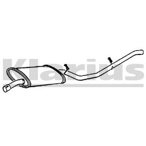 KLARIUS 240090 -  Глушитель выхлопных газов конечный