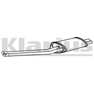 KLARIUS 240171 -  Средний глушитель выхлопных газов