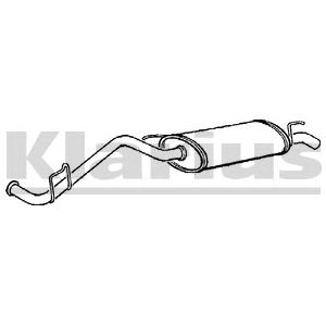 KLARIUS 240212 -  Глушитель выхлопных газов конечный