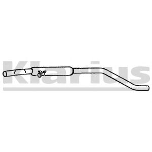 KLARIUS 240293 -  Средний глушитель выхлопных газов