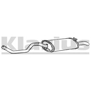 KLARIUS 240578 -  Глушитель выхлопных газов конечный