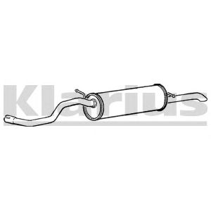 KLARIUS 240729 -  Глушитель выхлопных газов конечный