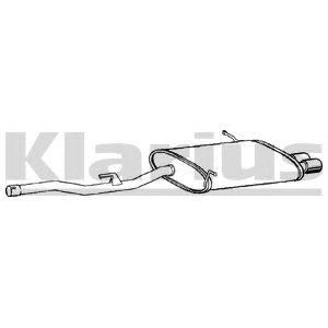 KLARIUS 240860 -  Глушитель выхлопных газов конечный