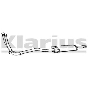 KLARIUS 250006 -  Предглушитель выхлопных газов