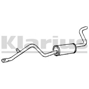 KLARIUS 250091 -  Глушитель выхлопных газов конечный