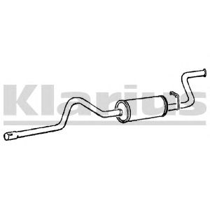 KLARIUS 250100 -  Глушитель выхлопных газов конечный