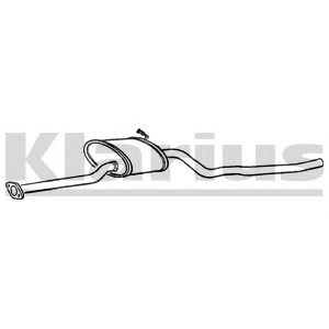KLARIUS 250340 -  Средний глушитель выхлопных газов