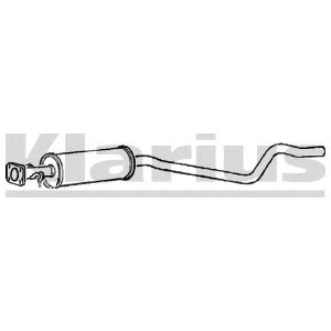 KLARIUS 250416 -  Средний глушитель выхлопных газов