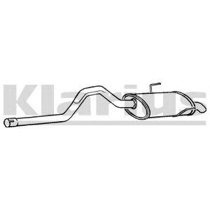 KLARIUS 250534 -  Глушитель выхлопных газов конечный