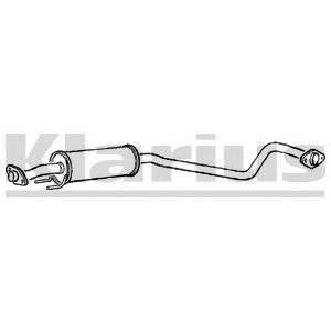 KLARIUS 250551 -  Средний глушитель выхлопных газов