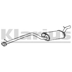 KLARIUS 250628 -  Средний глушитель выхлопных газов