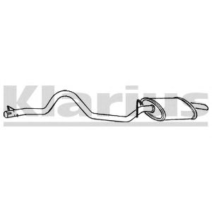 KLARIUS 260236 -  Глушитель выхлопных газов конечный