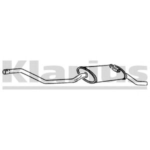 KLARIUS 260493 -  Глушитель выхлопных газов конечный