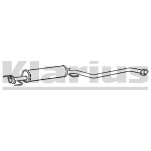 KLARIUS 260569 -  Средний глушитель выхлопных газов