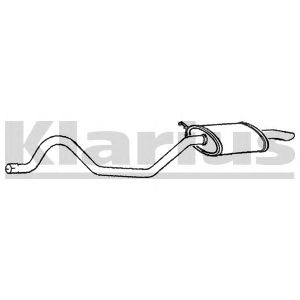 KLARIUS 260653 -  Глушитель выхлопных газов конечный