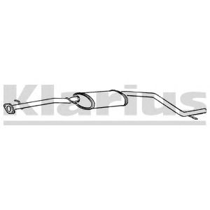 KLARIUS 260670 -  Средний глушитель выхлопных газов