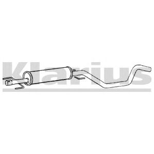 KLARIUS 260924 -  Средний глушитель выхлопных газов