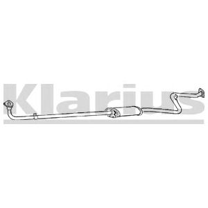 KLARIUS 270048 -  Предглушитель выхлопных газов