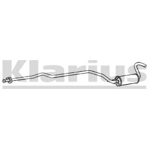 KLARIUS 270057 -  Средний глушитель выхлопных газов