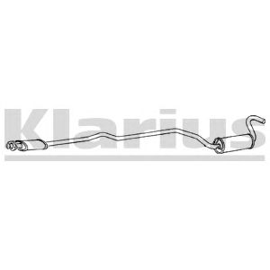 KLARIUS 270059 -  Средний глушитель выхлопных газов