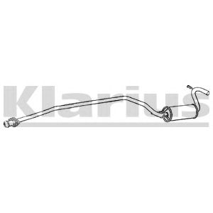 KLARIUS 270072 -  Средний глушитель выхлопных газов