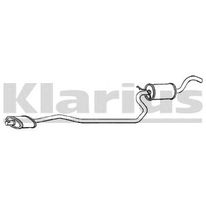 KLARIUS 270080 -  Средний глушитель выхлопных газов