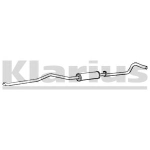 KLARIUS 270101 -  Средний глушитель выхлопных газов