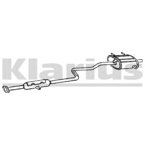KLARIUS 270247 -  Глушитель выхлопных газов конечный