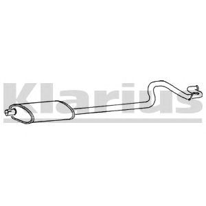 KLARIUS 270353 -  Глушитель выхлопных газов конечный