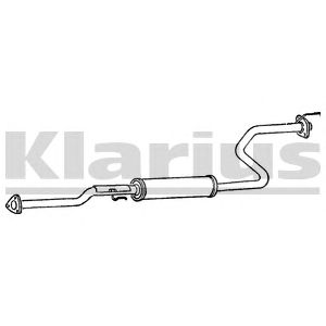 KLARIUS 270410 -  Средний глушитель выхлопных газов