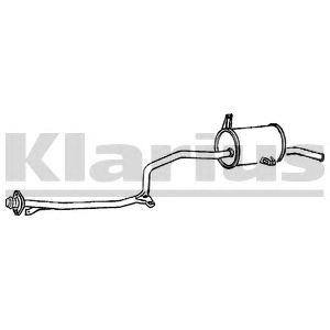KLARIUS 270419 -  Глушитель выхлопных газов конечный