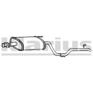 KLARIUS 270459 -  Глушитель выхлопных газов конечный