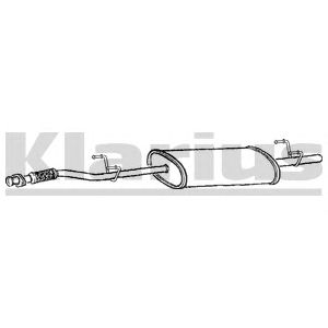 KLARIUS 270513 -  Средний глушитель выхлопных газов