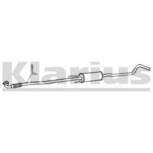 KLARIUS 270569 -  Средний глушитель выхлопных газов