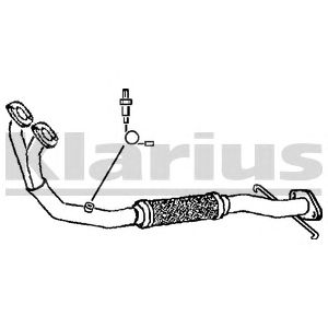 KLARIUS 301069 -  Труба выхлопного газа